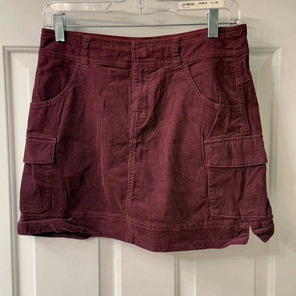Lucy Red and Purple Skorts with Cargo Style